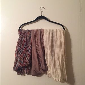 3 Infiniti scarves !